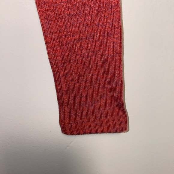 Urban Outfitters XS Red Ribbed Orla Square Neck Top - Picture 9 of 12